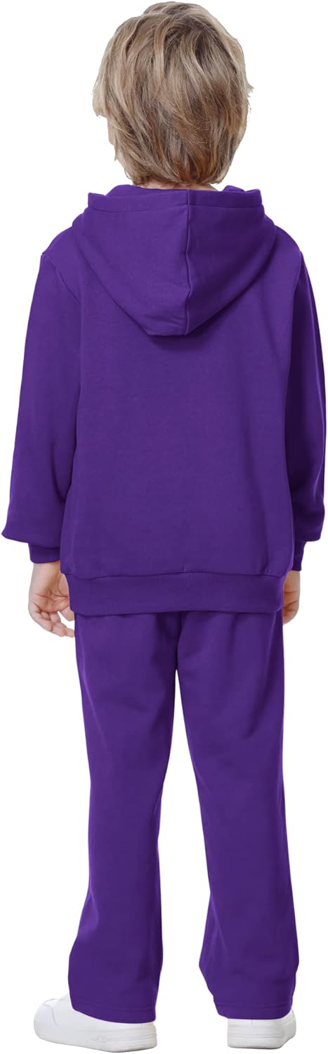 Kid Nation Soft Brushed Fleece Hoodie for Kids 4-12 Years 1