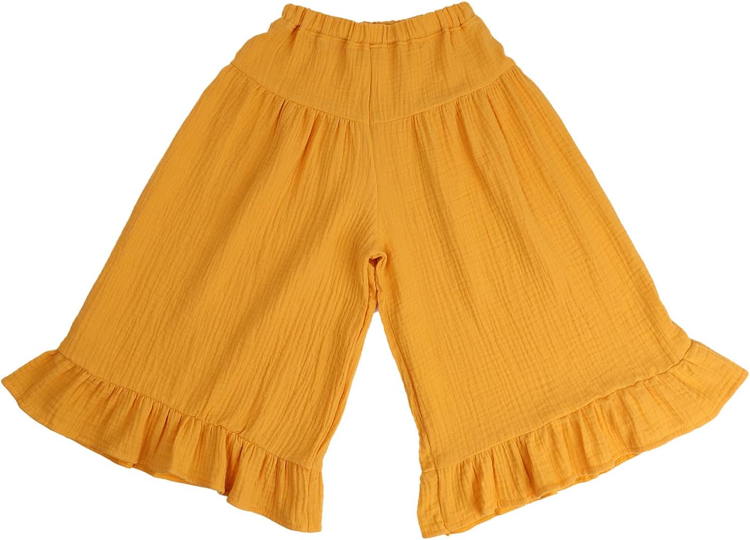 HOOLCHEAN Baby Gauze wide leg pants