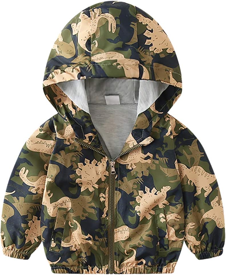 Dinosaur Windbreaker Jacket for Kids
