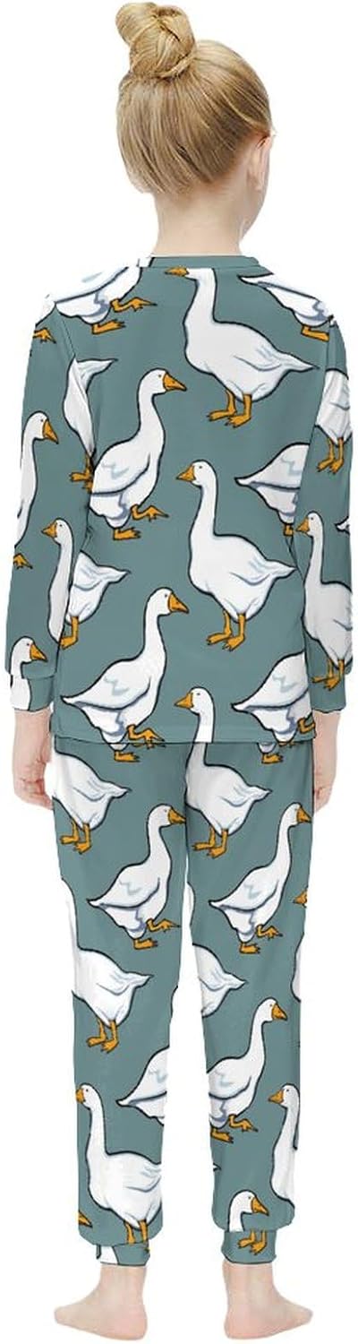 Girls Pajama Set - Soft Trendy Thermal Set for Daily Use