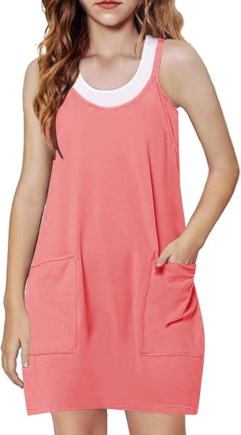Girls Tennis Dress with Shorts