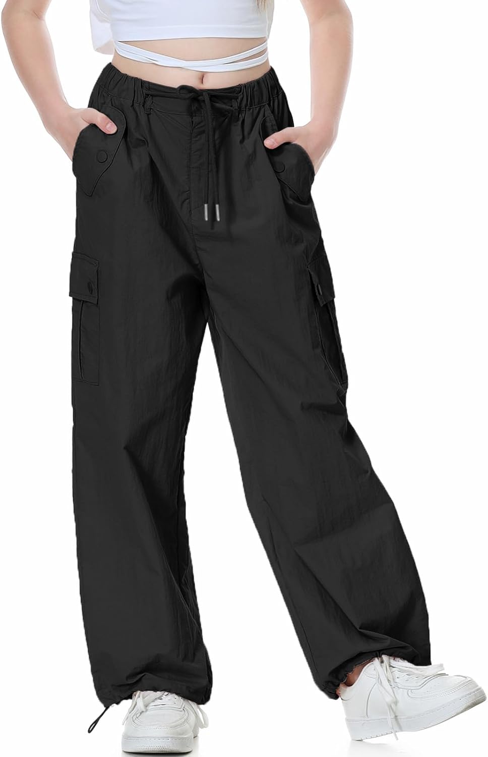Y2K Parachute Jogger Pants for Girls