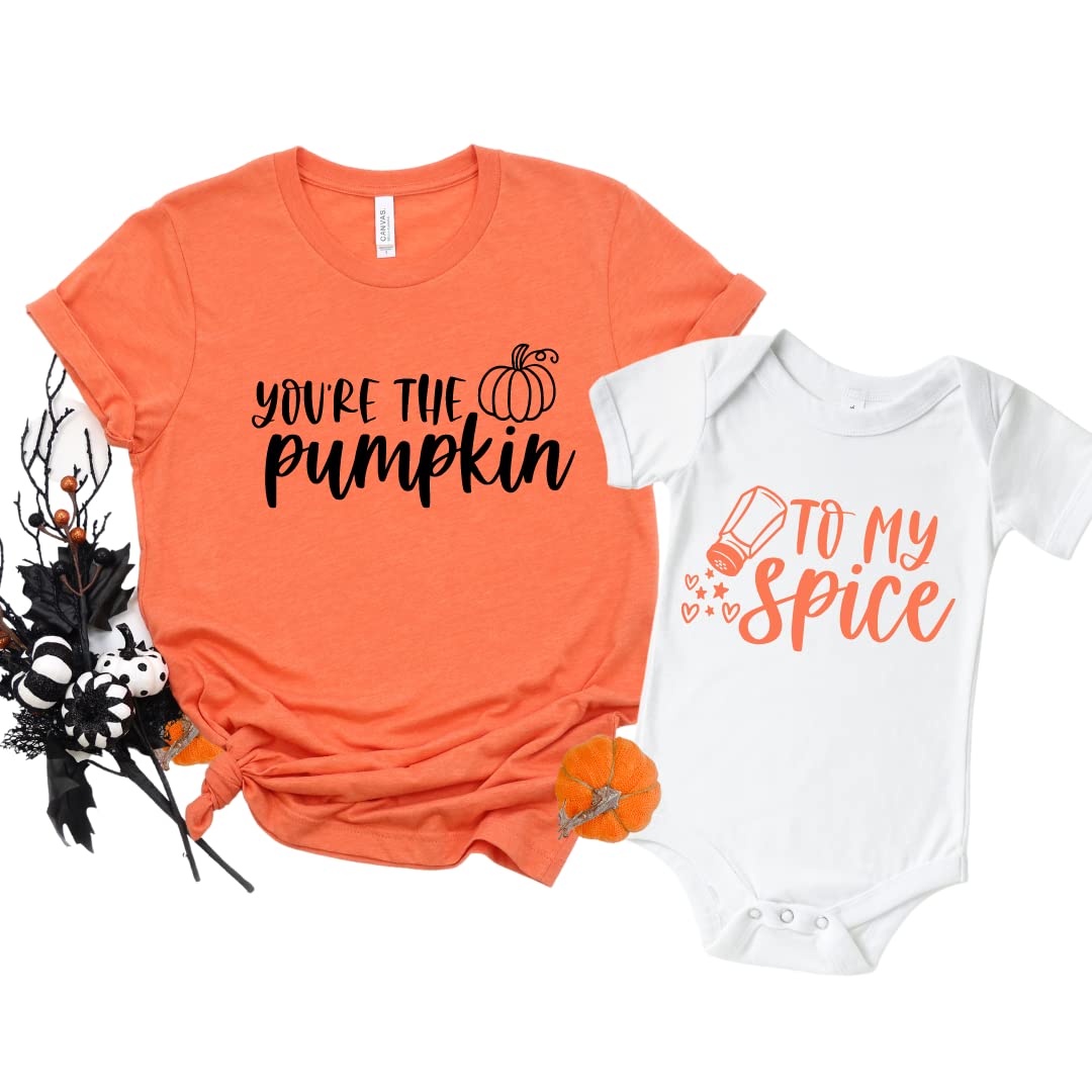 Custom-Printed Thanksgiving Mommy Daddy MatchingYoure The Pumpkin To My Spice Spotts
