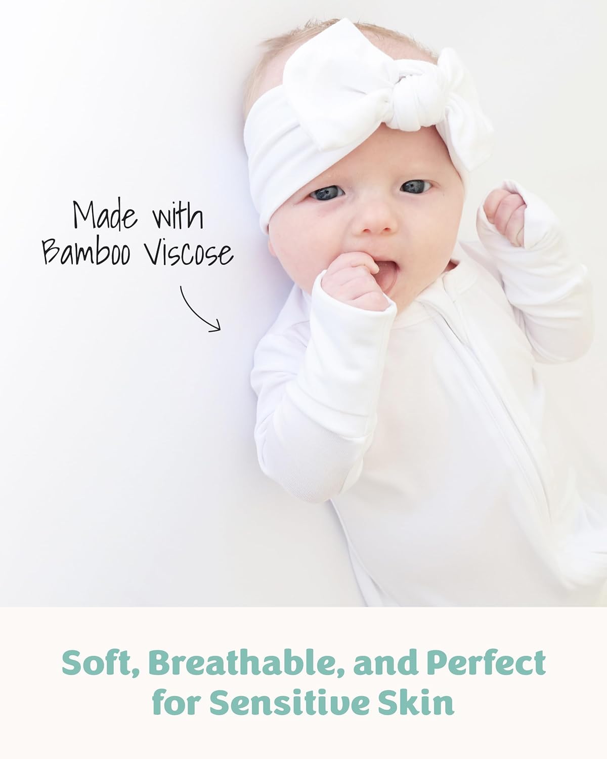 Caden Lane Zippered Baby Footie Pajamas Elevate diaper time and beyond