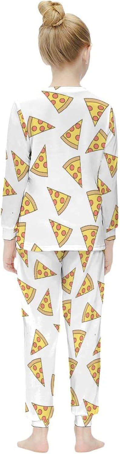 MEIKKO Girls Pajama Set Thermal Sleepwear