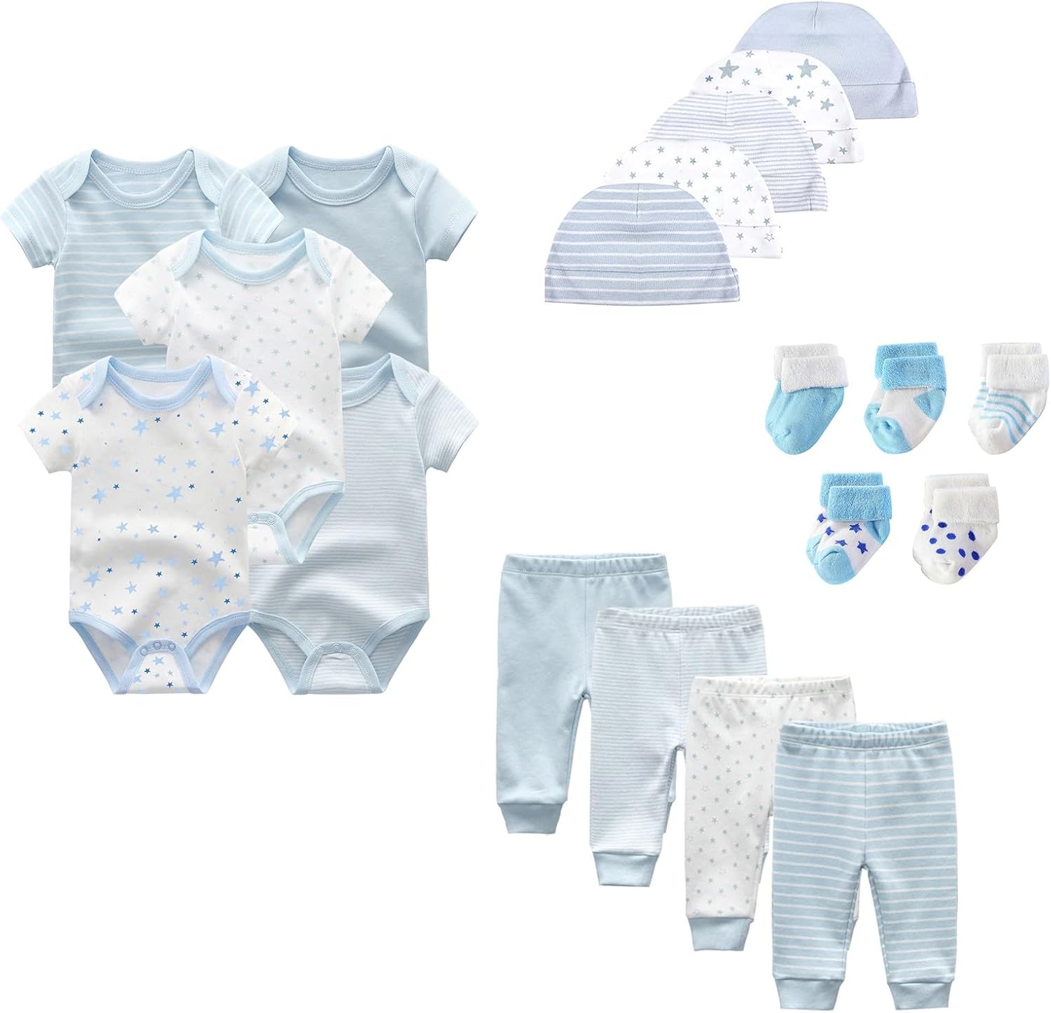 Perfect Layette Set for Newborn with Mix ofoutfits