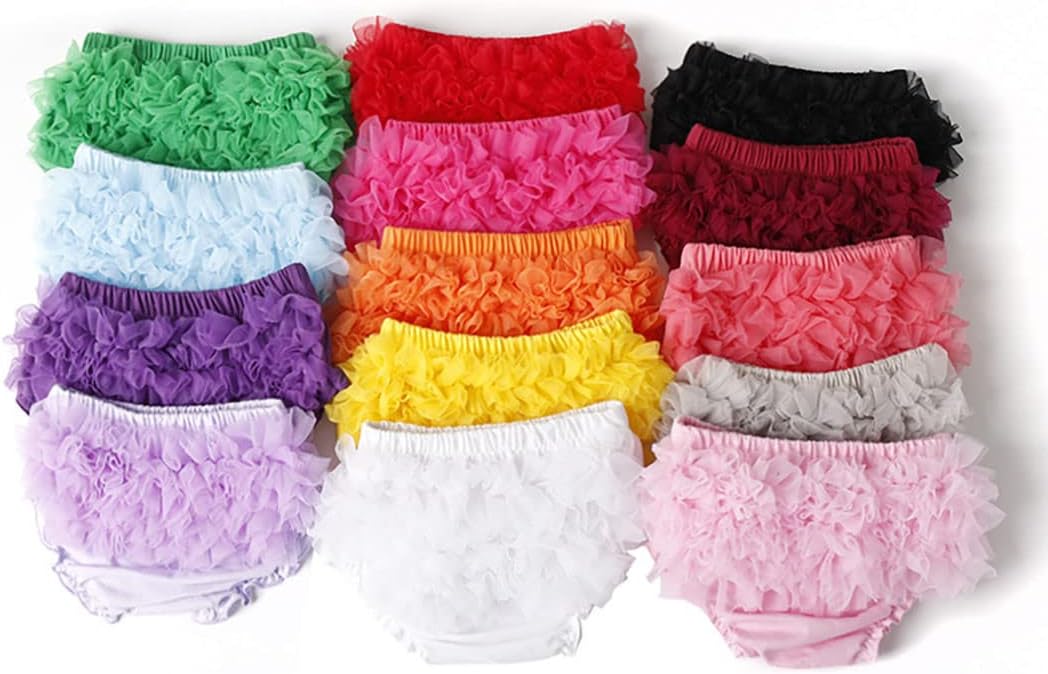 HDLEXD Toddler Lace Ruffle Bloomers Cotton Briefs