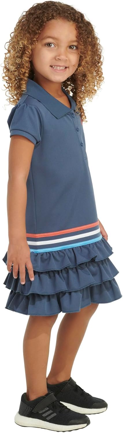 Stylish Comfortable Adidas Girls Toddler Active Polo Dress