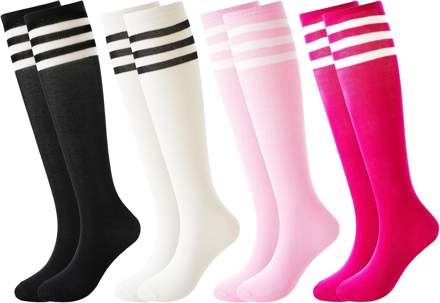 BONANGEL Kids Youth Soccer Socks Boys Girls Stretchy Warm