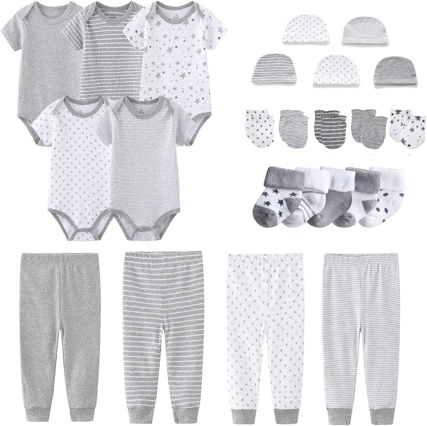 Perfect Newborn Layette Gift Set for Baby Girls and Boys
