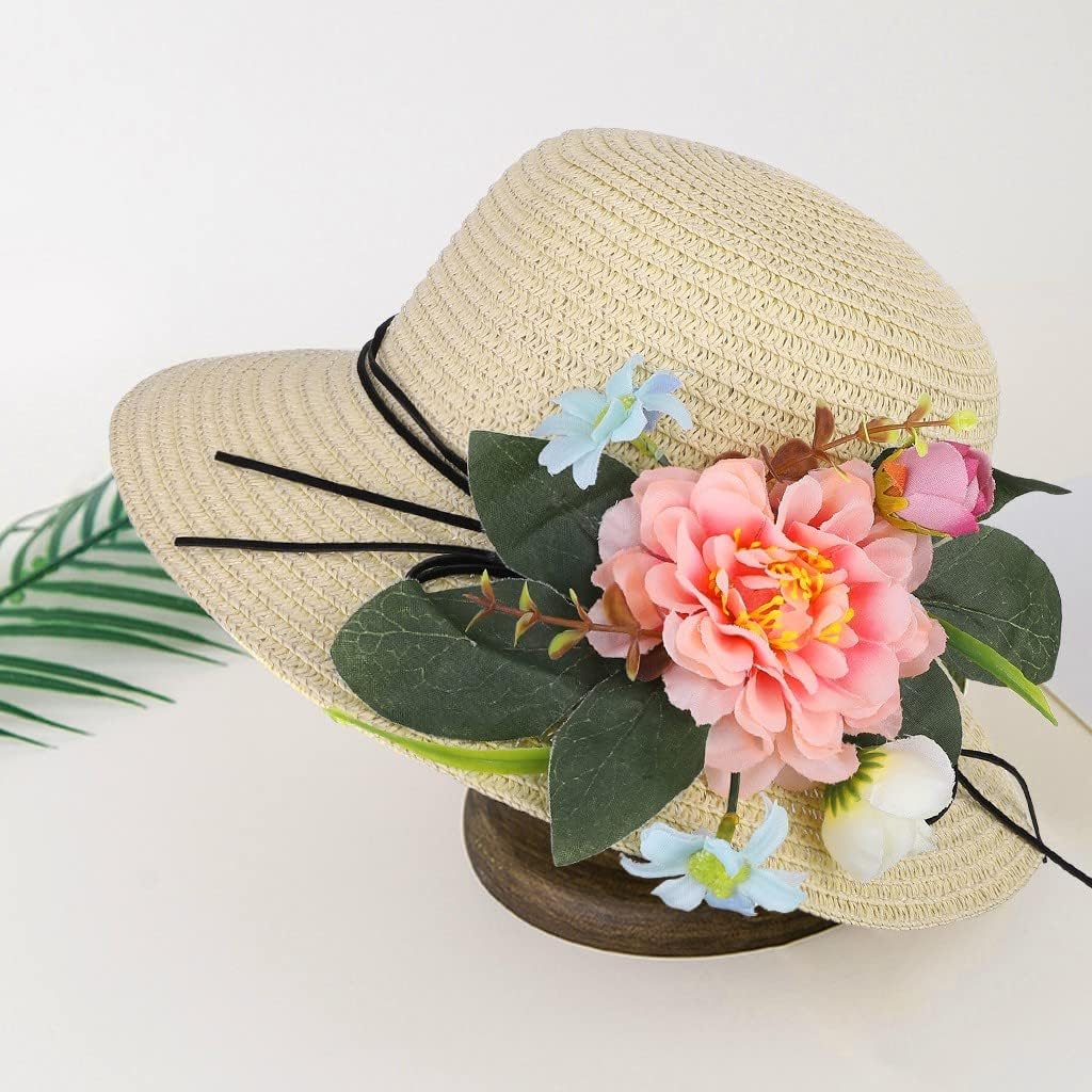Safe Sun Protection Flower Bucket Hats for Baby Girls Kids Accessories