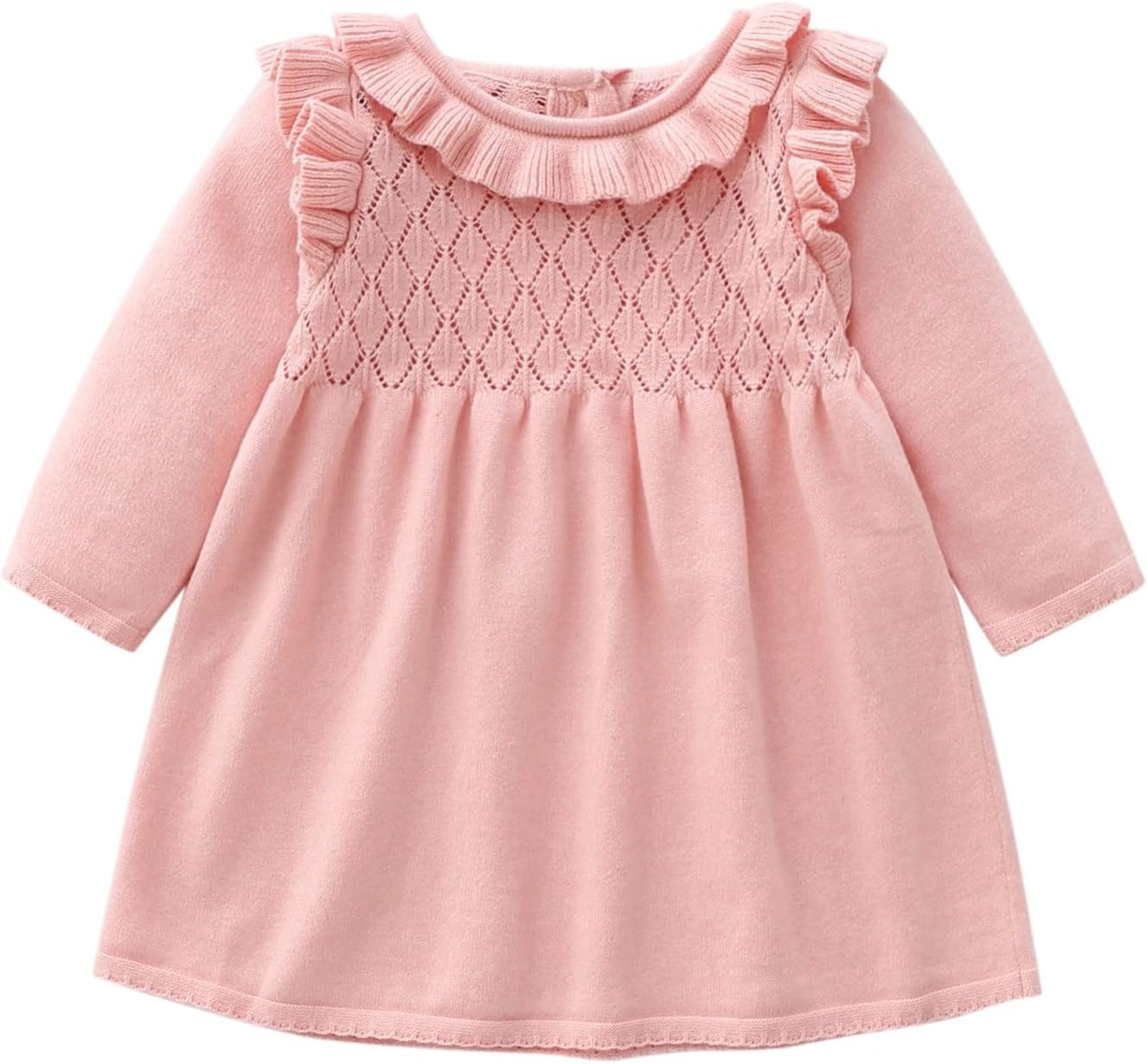 Girls Ruffle Sweater Dress Toddler