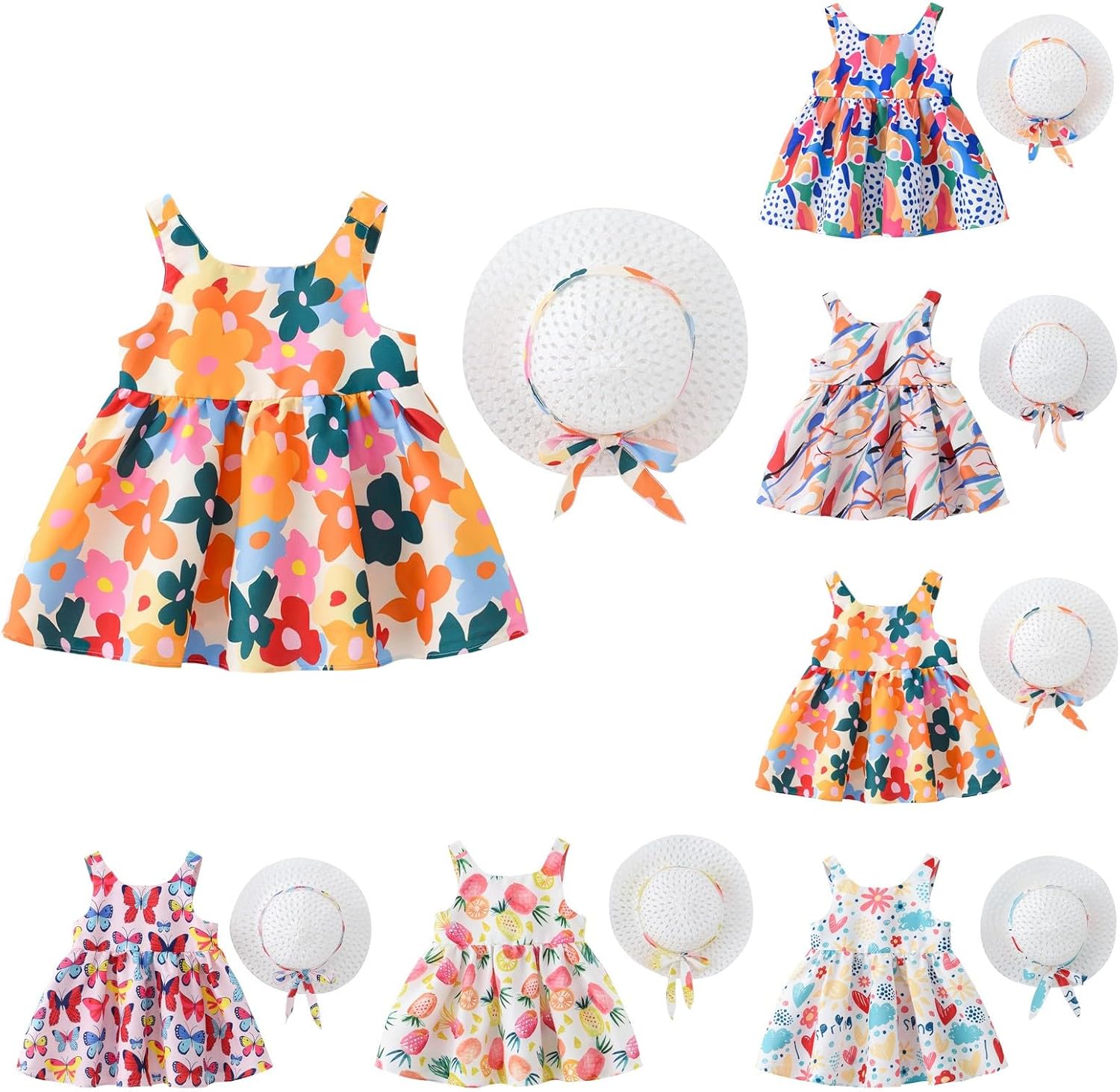 AIEMAOMI Baby Girls Summer Sylvan Butterfly Dress
