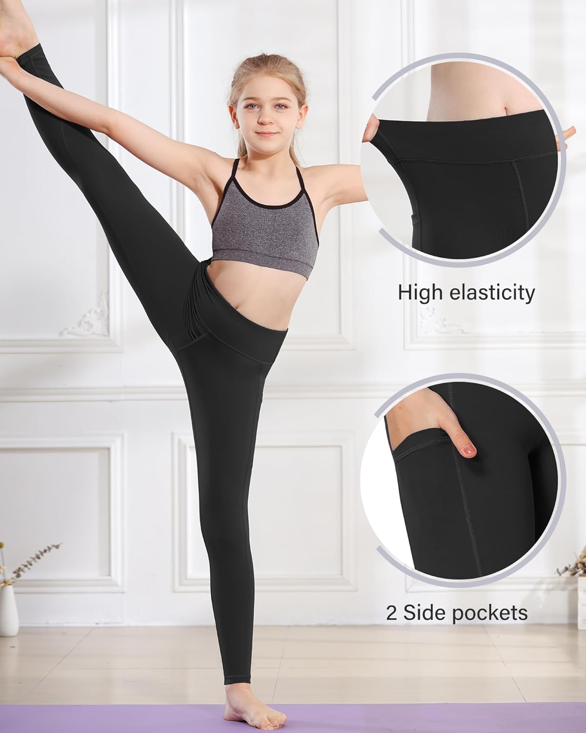 Stelle Girls athletic leggings