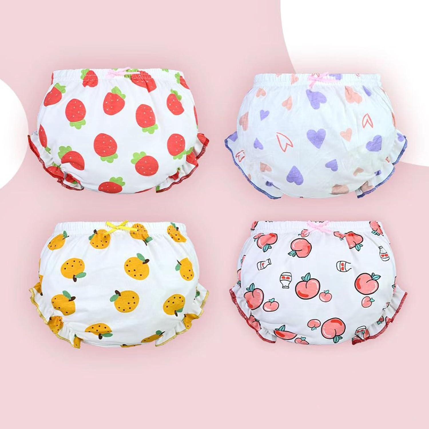 Perfect Diper Cover for Baby Girl - 4PCS Set