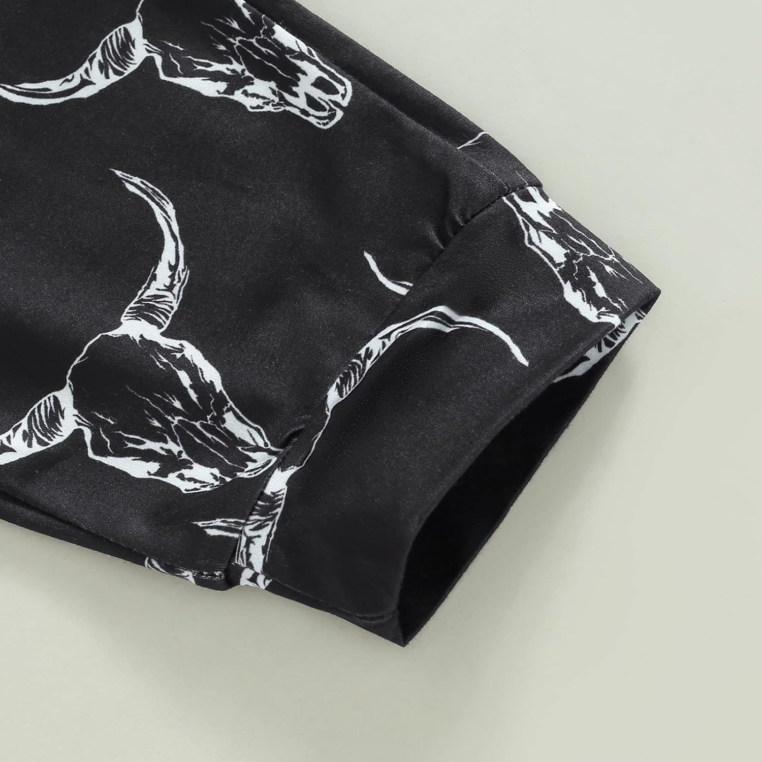 Perfect Baby BoyCow Head Print Elastic Waist Joggers