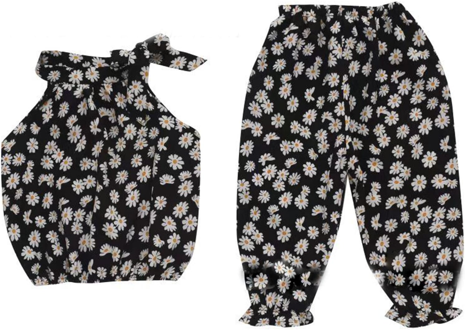 Cute Flower Print Set for Toddlers
