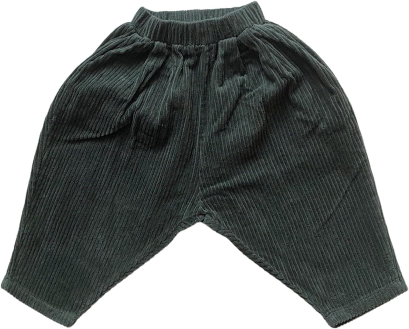 Soft Breathable 3-6M Cotton Linen Bloomers Jogger for Boys Girls