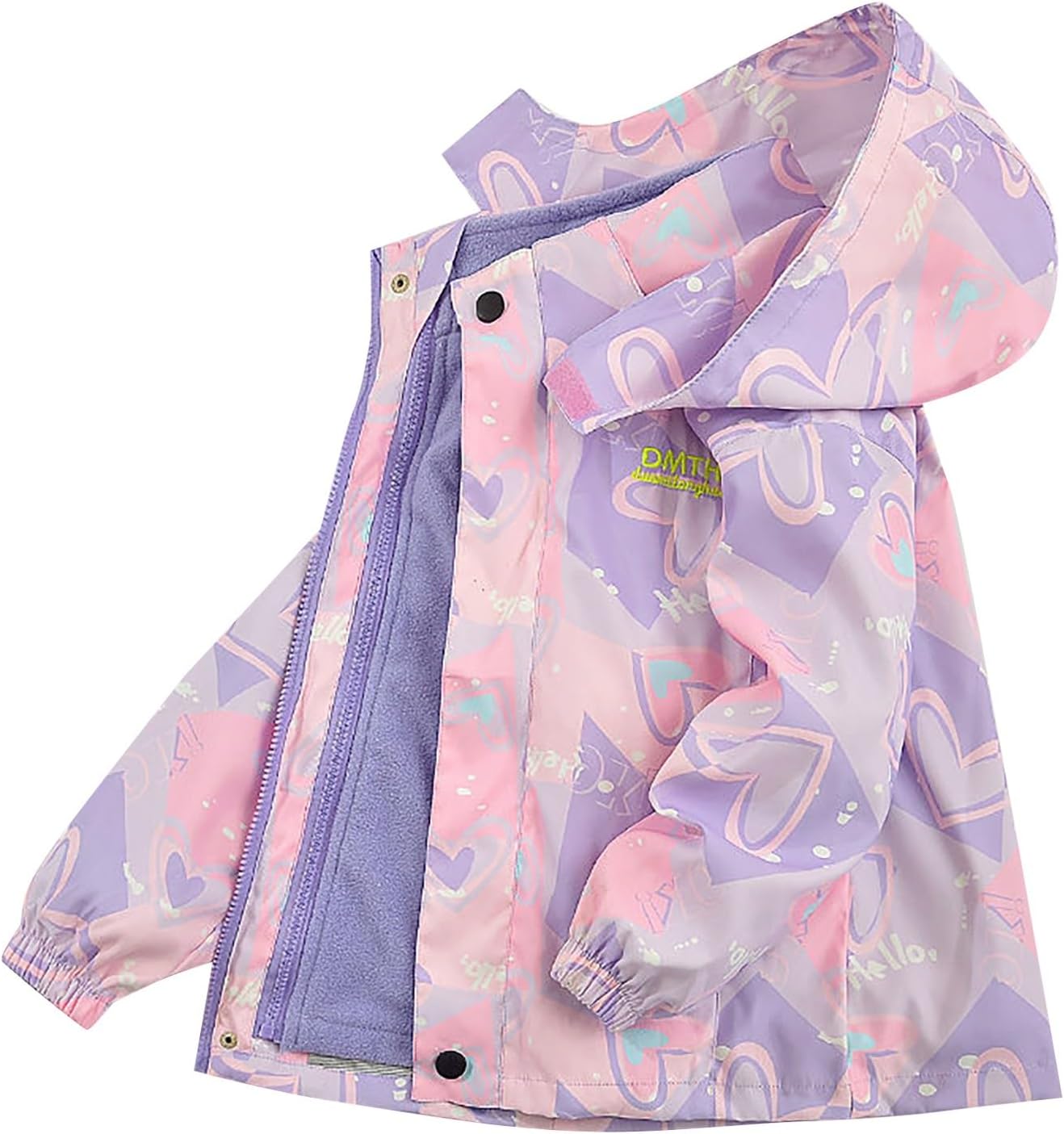 Qfajcp Kids Extra Soft Quilted Rain Coating Present