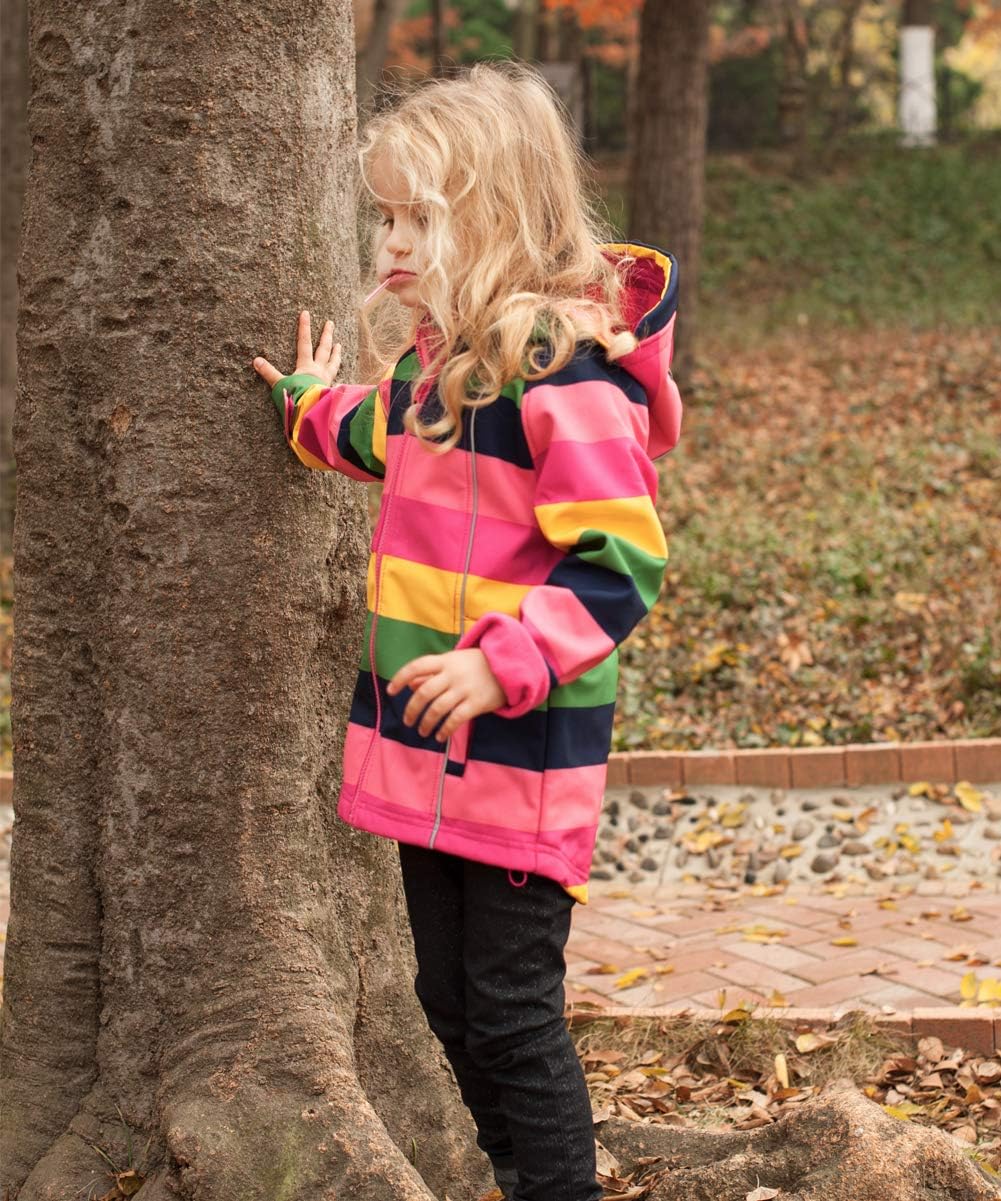 M2C Girls Windbreaker Jacket with Fleece Lining 1