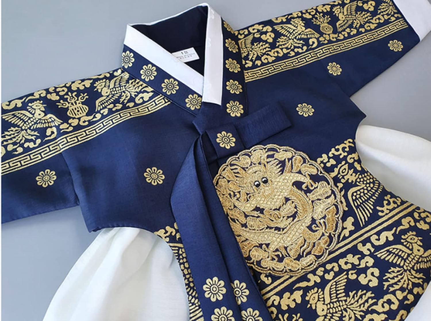 Stunning Modern Korean Hanbok Dress for Little Ones