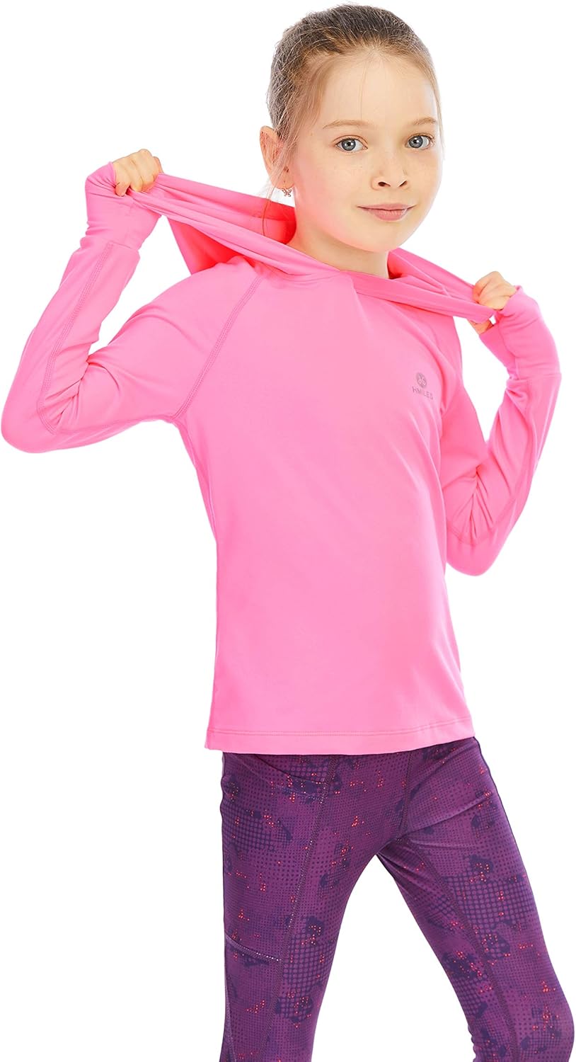 Girls Athletic Hoodie - Sun Protection Style and Comfort