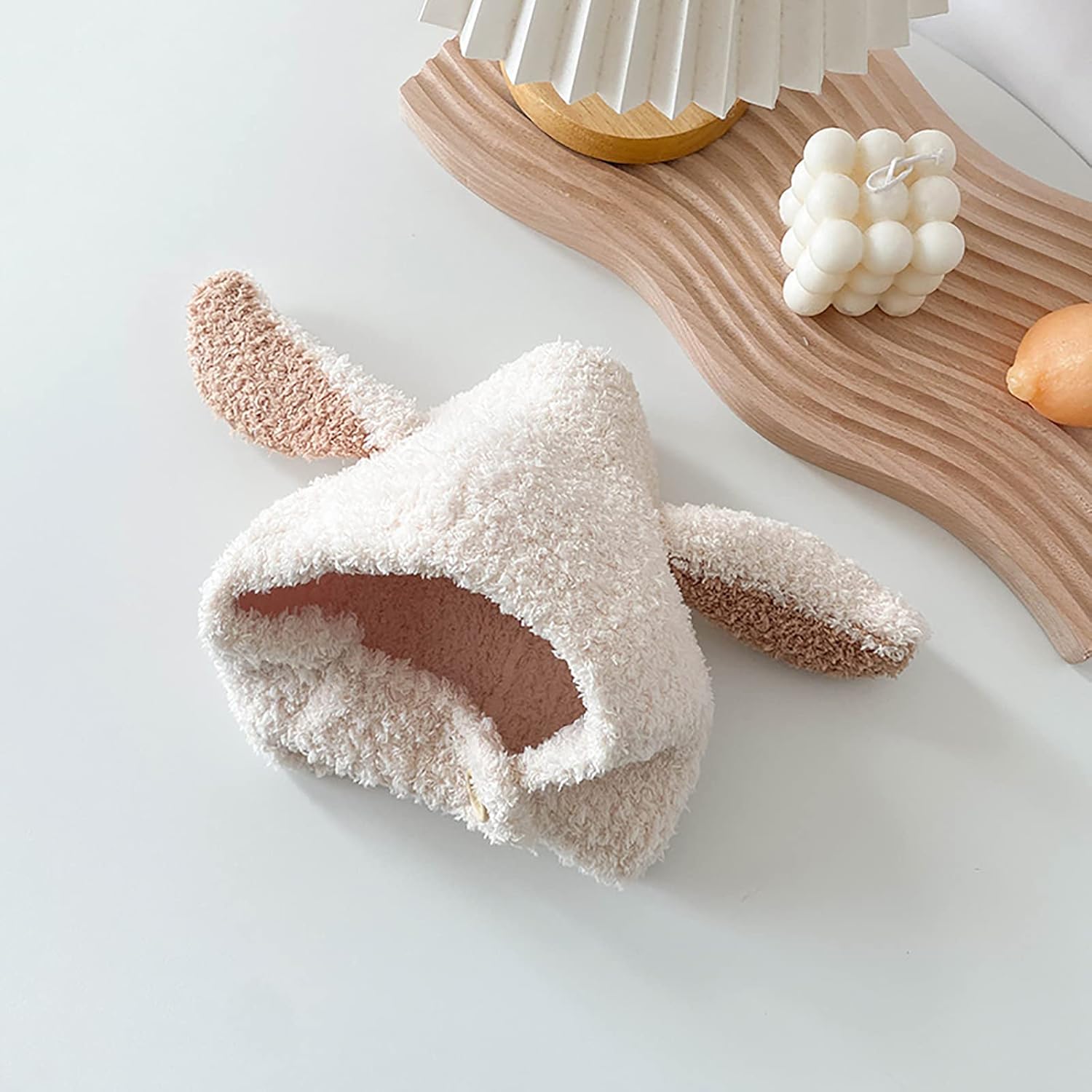 KorhLeoh Toddler Winter Plush Hat with Earflaps