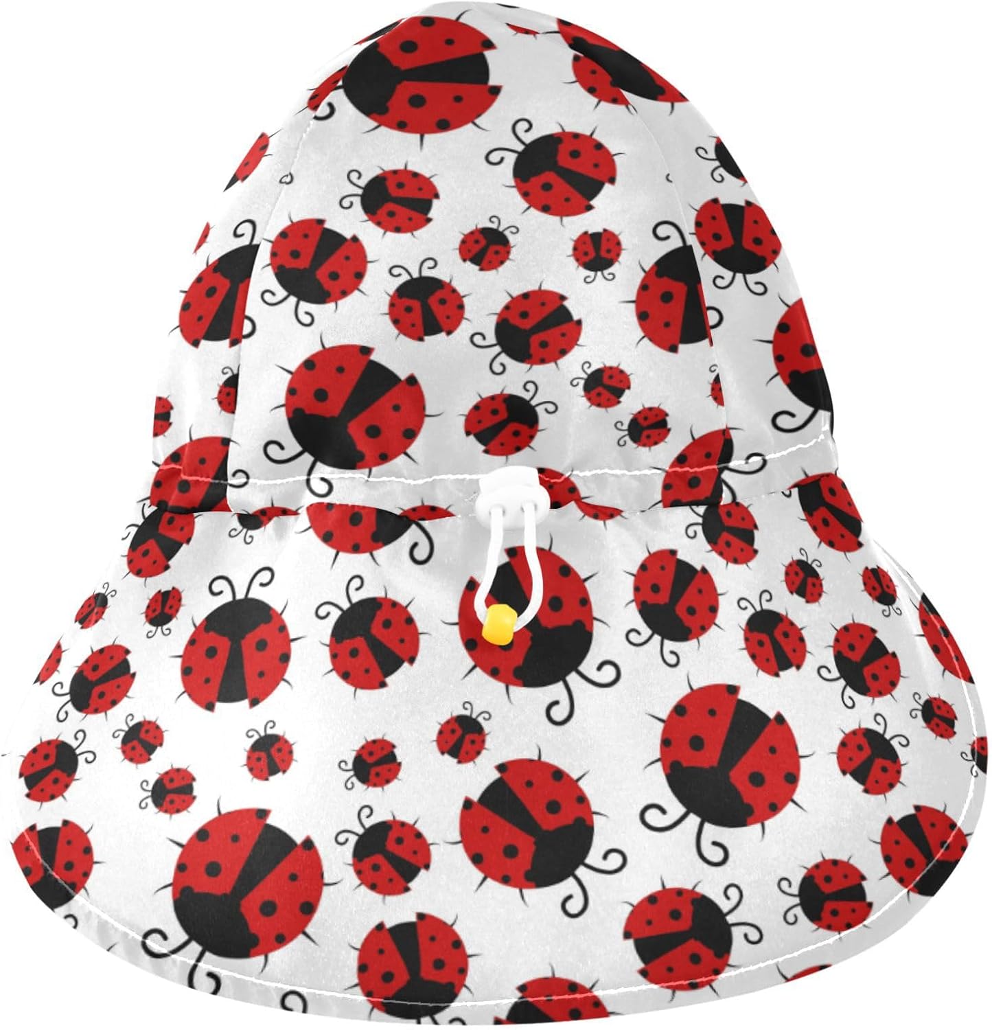 Cute Red Ladybugs Bucket Hat for Toddlers Kids