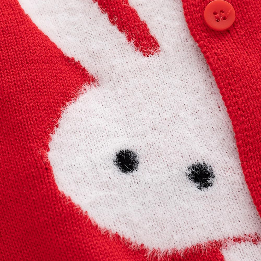 CUTE BUNNY VEST Supplier for Girls - Soft Warm in Spring Winter