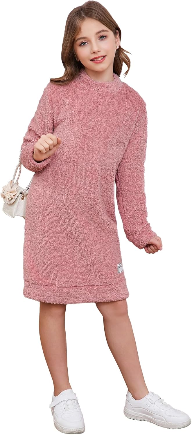 Fuzzy Sherpa Sweater for Girls