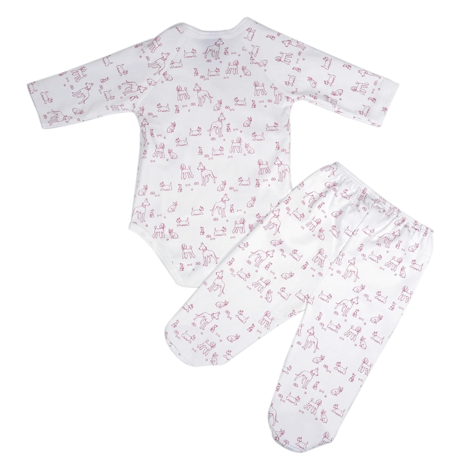 Marcela Cute Dog Bodysuit Pant Set
