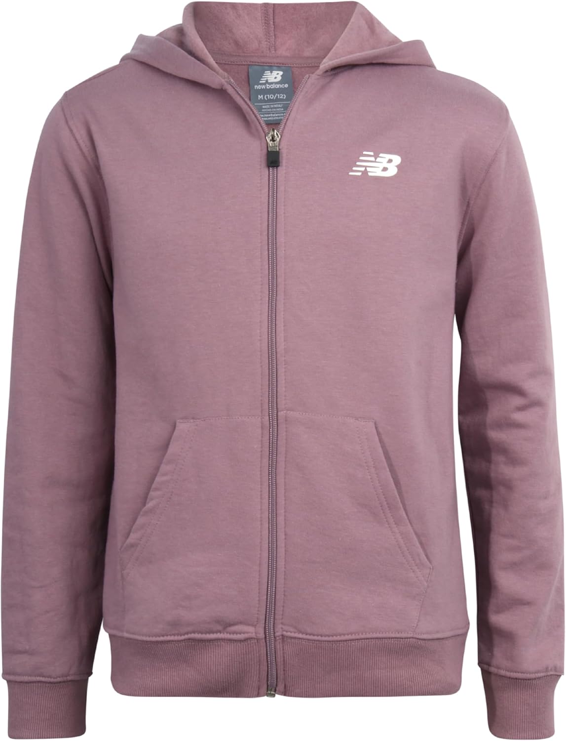 New Balance Girls Performance Fleece Zip-Up Sweatshirt