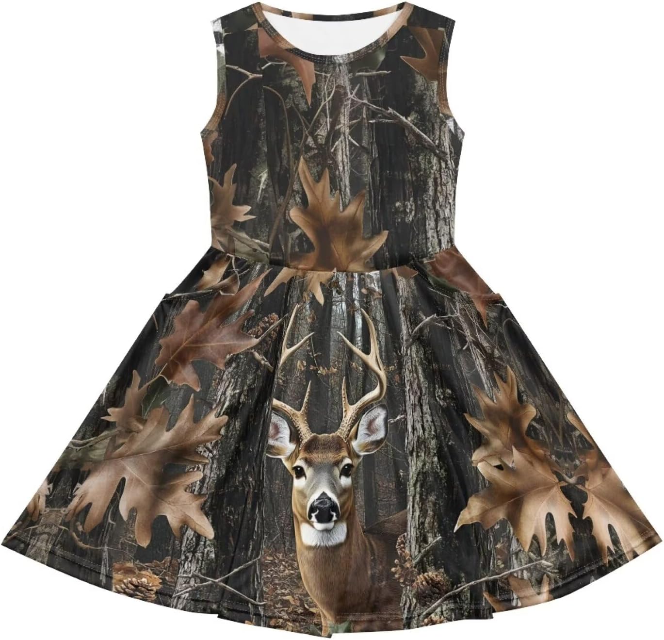 Frymappies Mini Sleeveless Summer Swing Dress for Girls 2-14Y