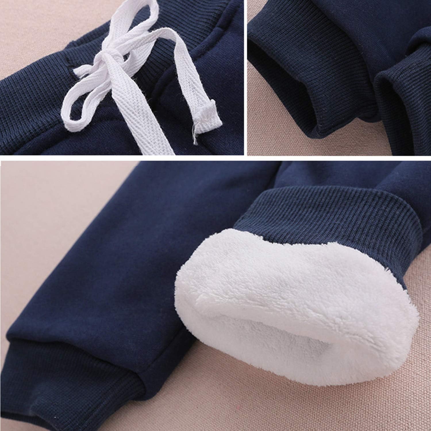 Evelin LEE Winter Fleece-Lined Joggers