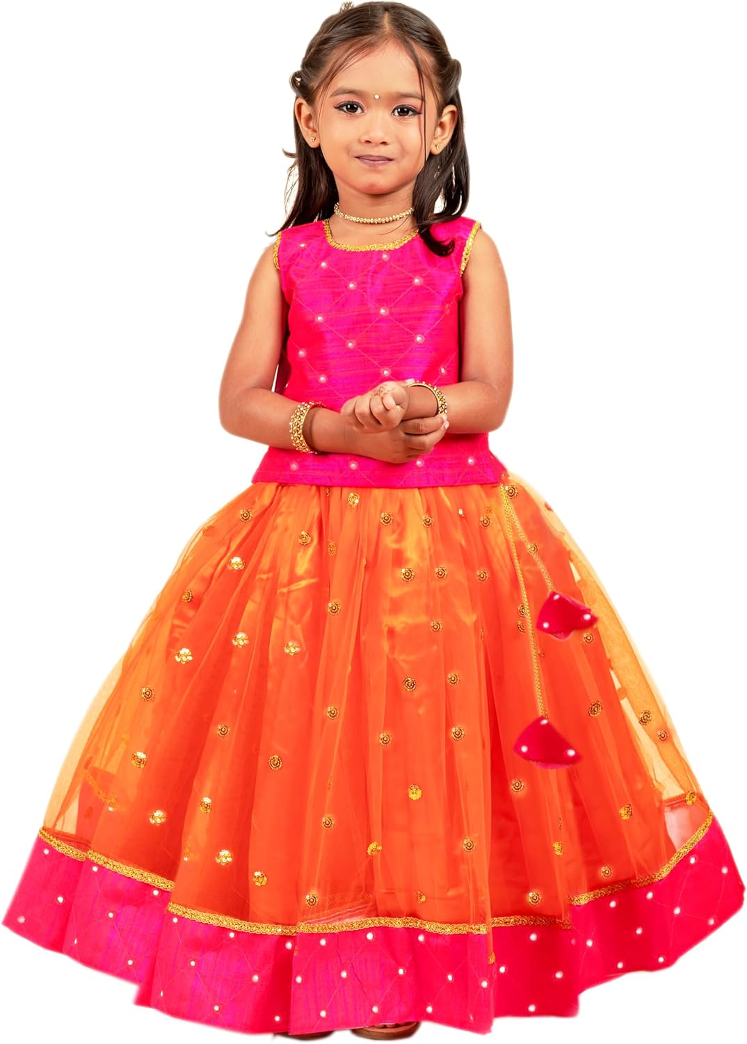 Stanwells Kids Perfectly Crafted Lehenga Choli Set for Kids Bridal Special Occasions