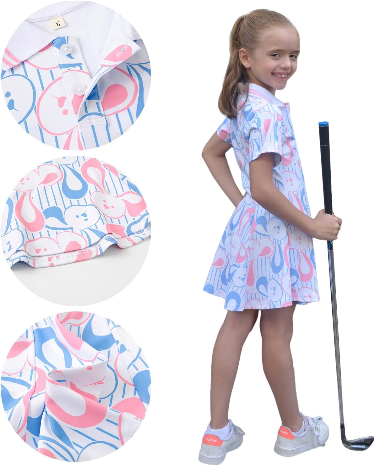 ASEGI Girls Active Sport Dress Durable Stylish Functional
