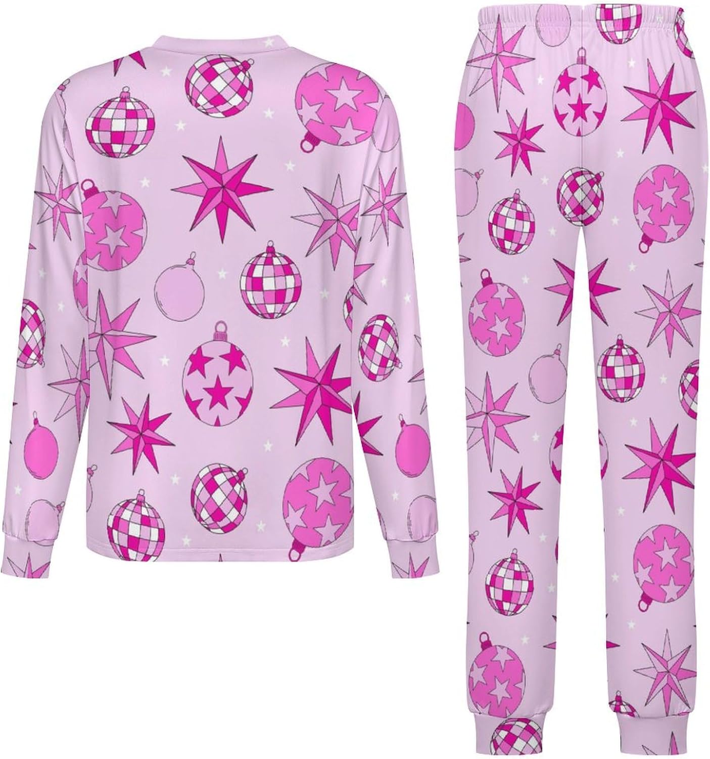 MEIKKO Majestic Pink Thermal Underwear Set Comfortable Base Layer for Kids