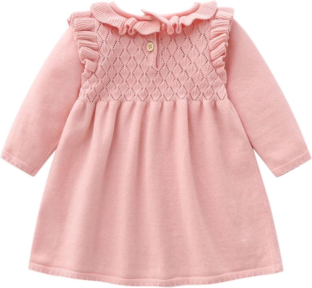 Girls Ruffle Sweater Dress Toddler