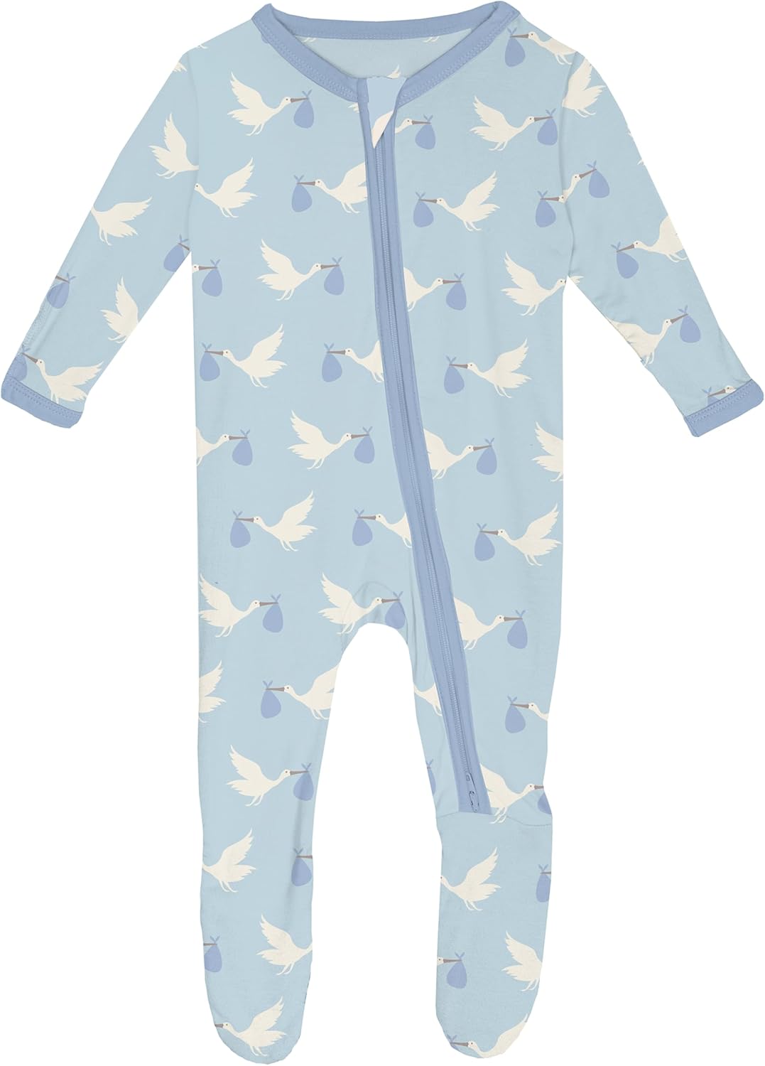 Welcome Home Pajama Set Spring Sky Stork