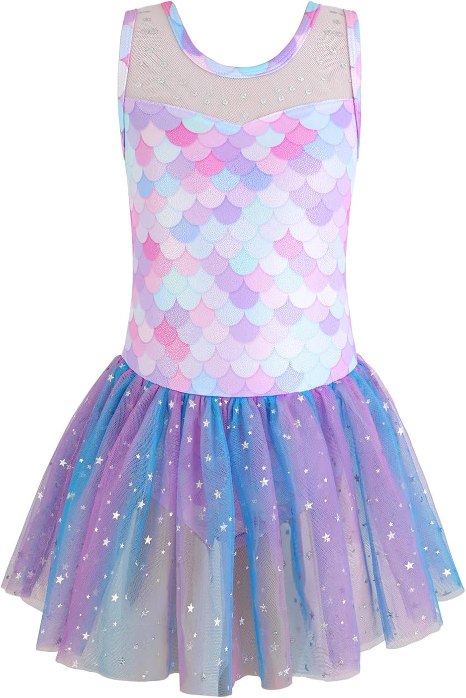 Sparklingle Ballet Leotard with Tutu for Girls