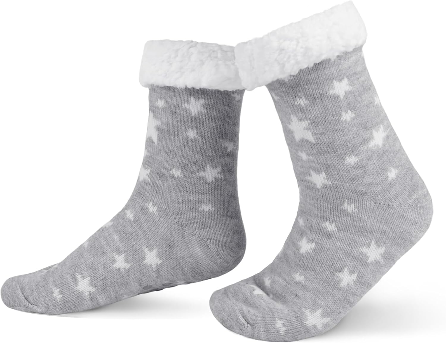 KFUBUO Kids Slipper Socks Non-Slip Warm Fuzzy Perfect Gift for Kids