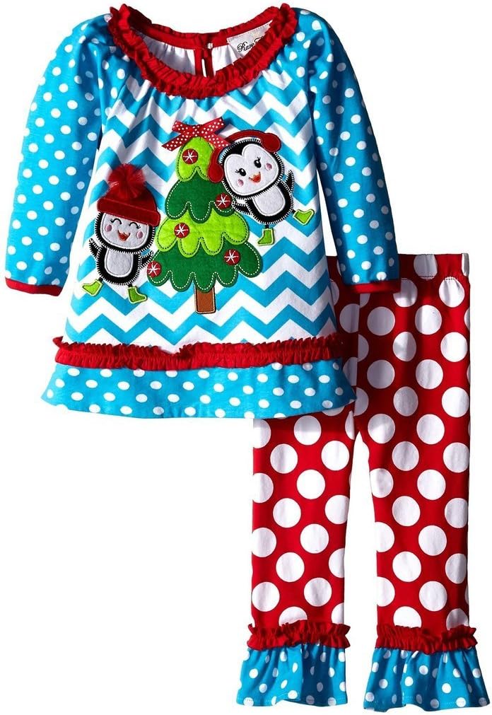 Adorable Santa Baby Skirt Set for Little Girls