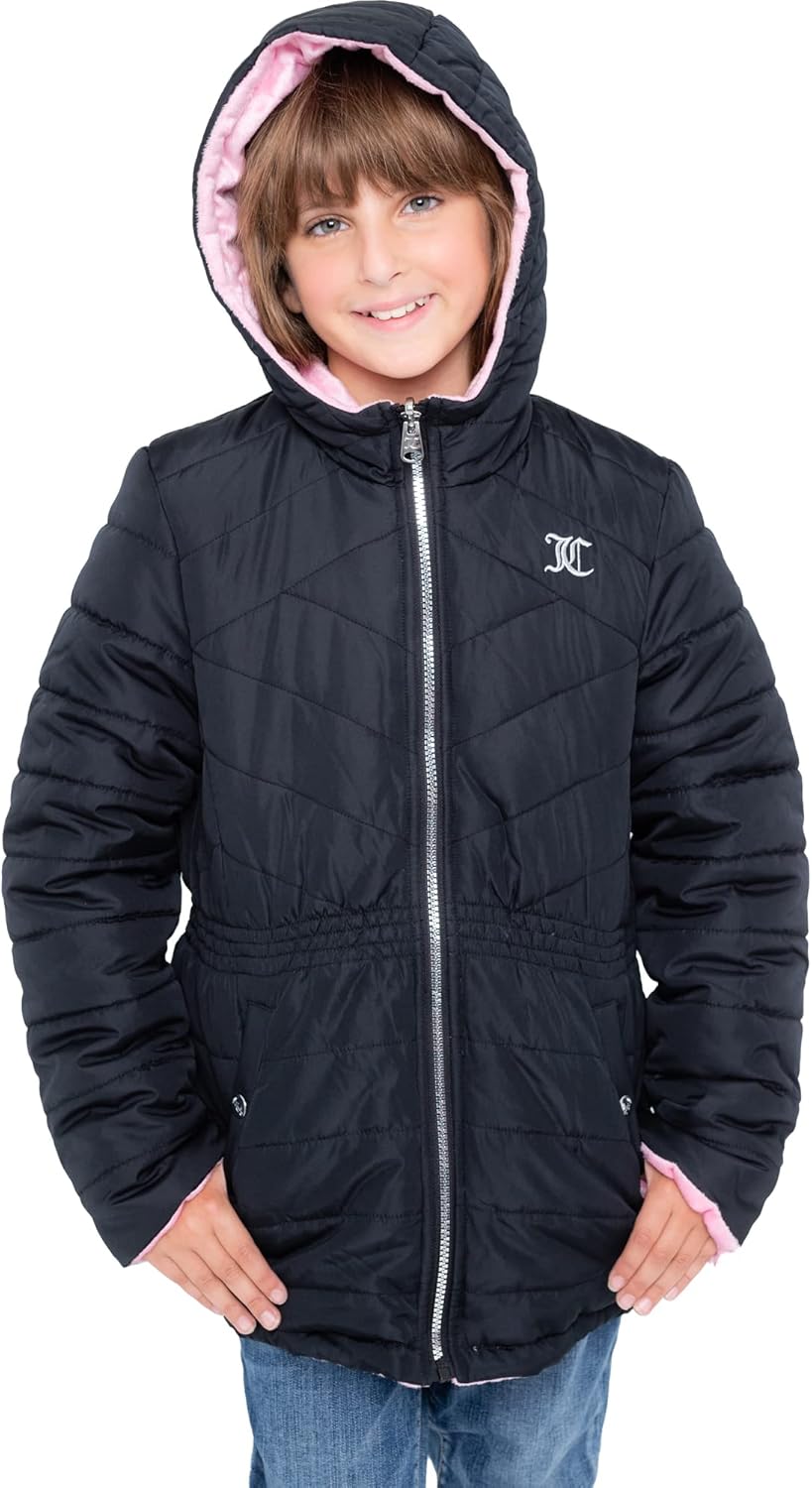 Juicy Couture Reversible girls winter jacket warm and stylish