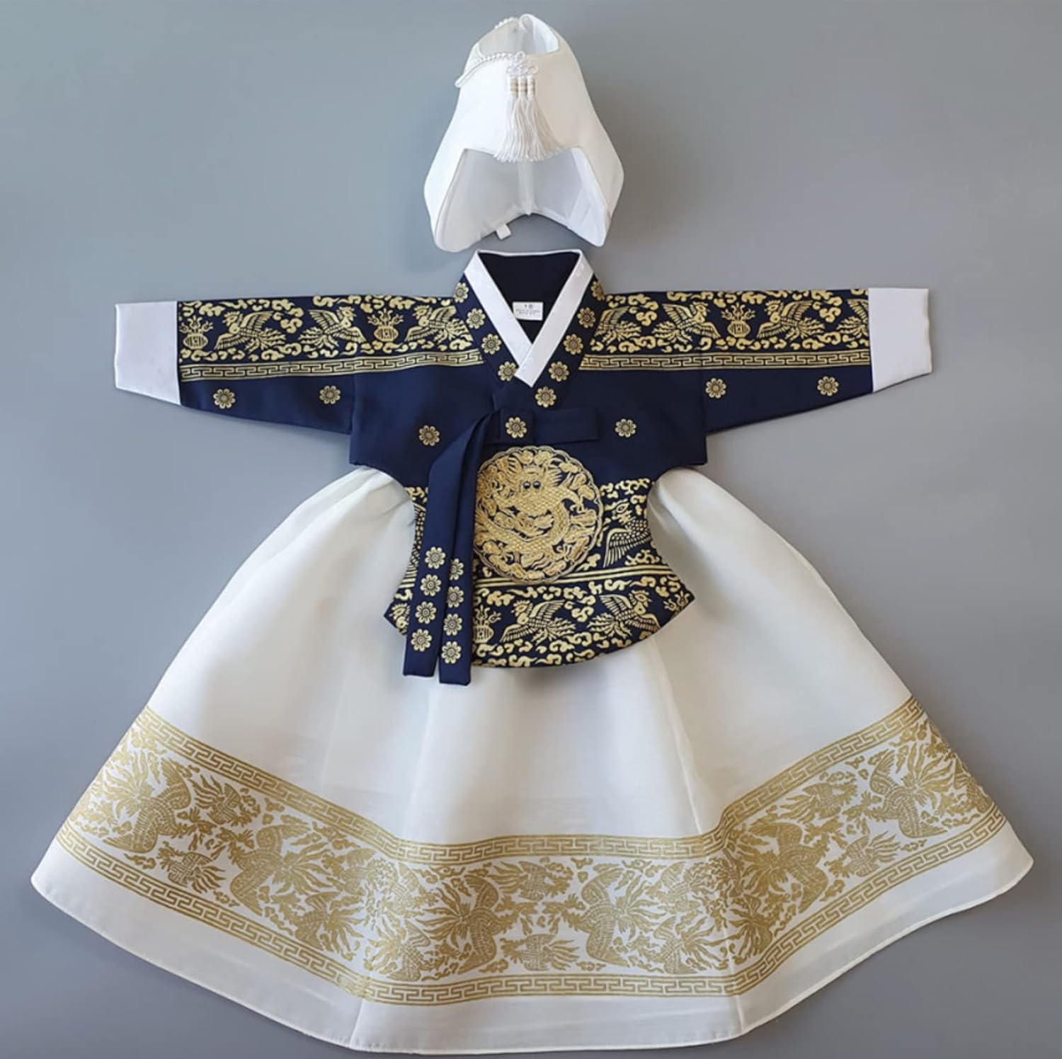 Stunning Modern Korean Hanbok Dress for Little Ones