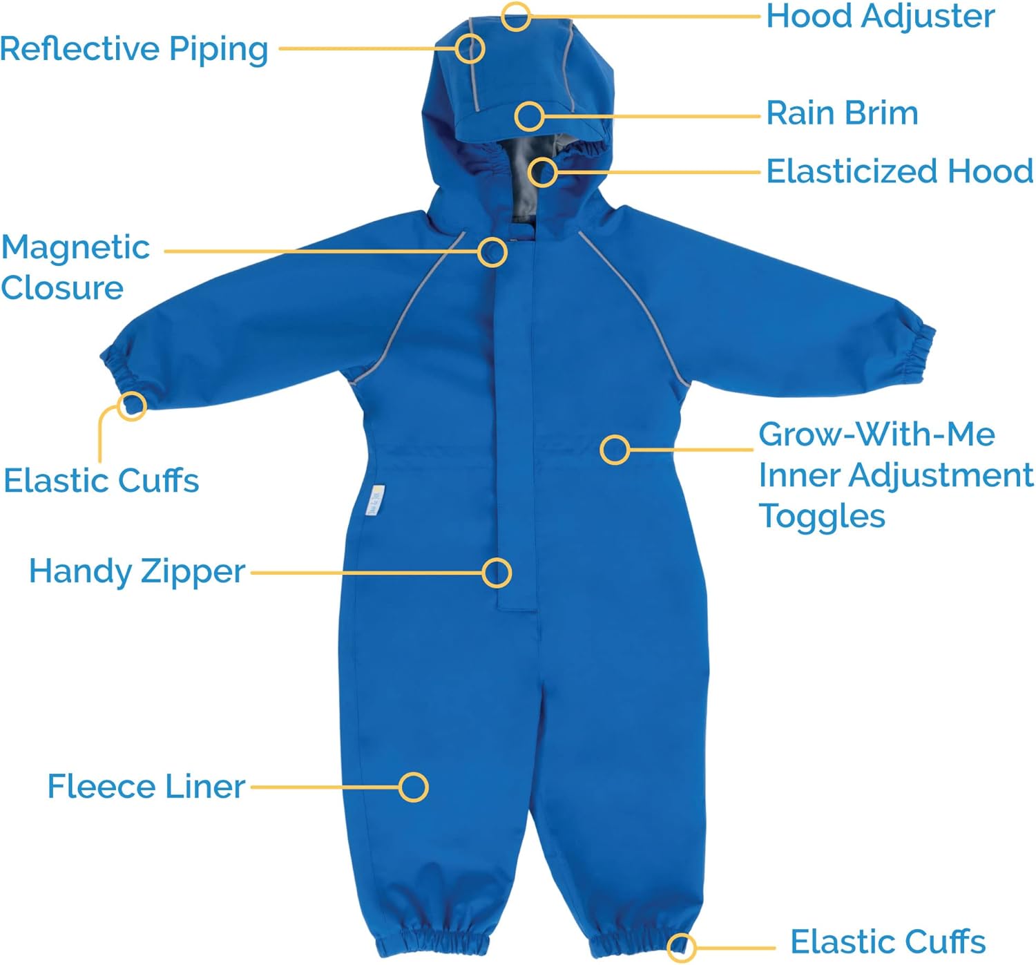 Jan Jul Waterproof Fleece-Lined Snowsuit for Kids
