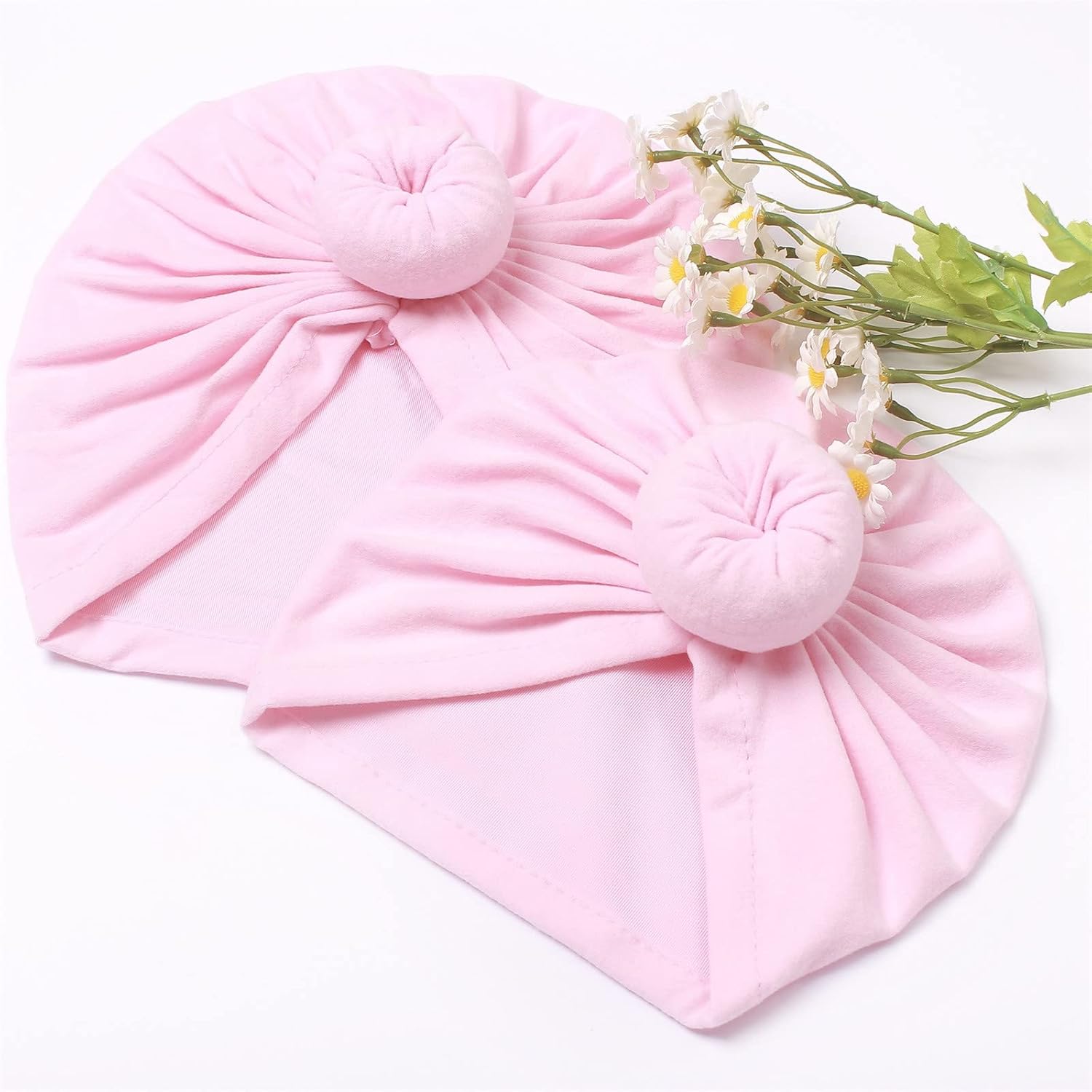 Baby Girls Cotton Bonnet Turban Hat Outdoor Indoor Seeking Protection