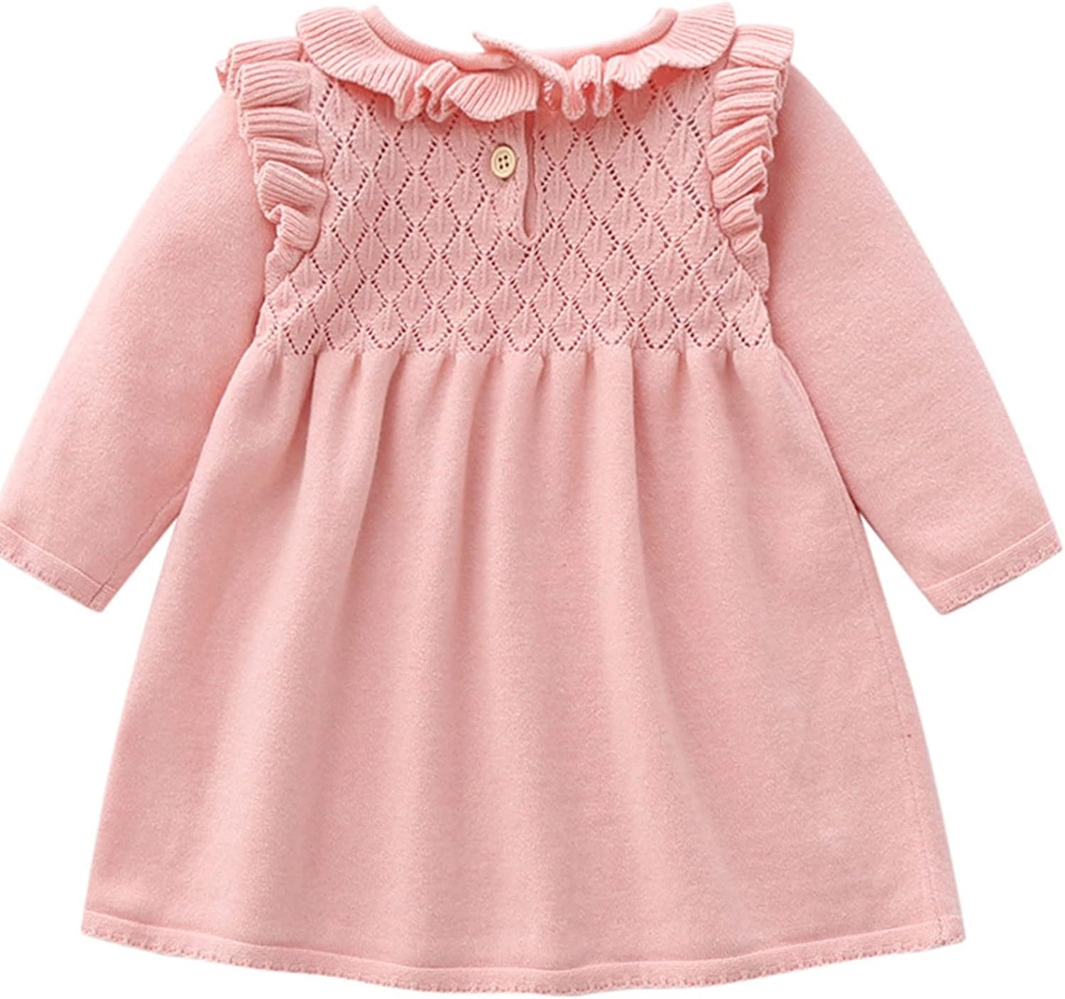 Girls Ruffle Sweater Dress Toddler