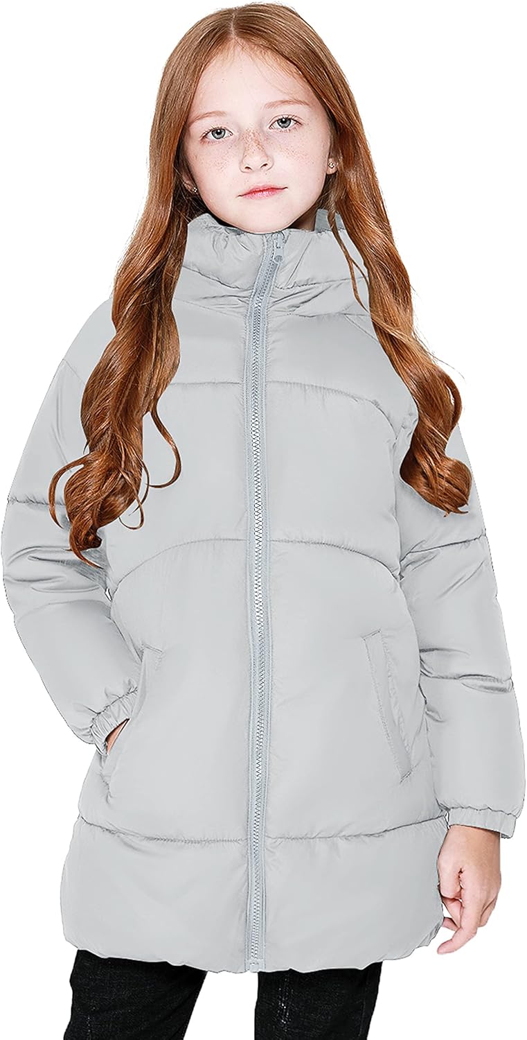 SOLOCOTE Girls Winter Coats Medium