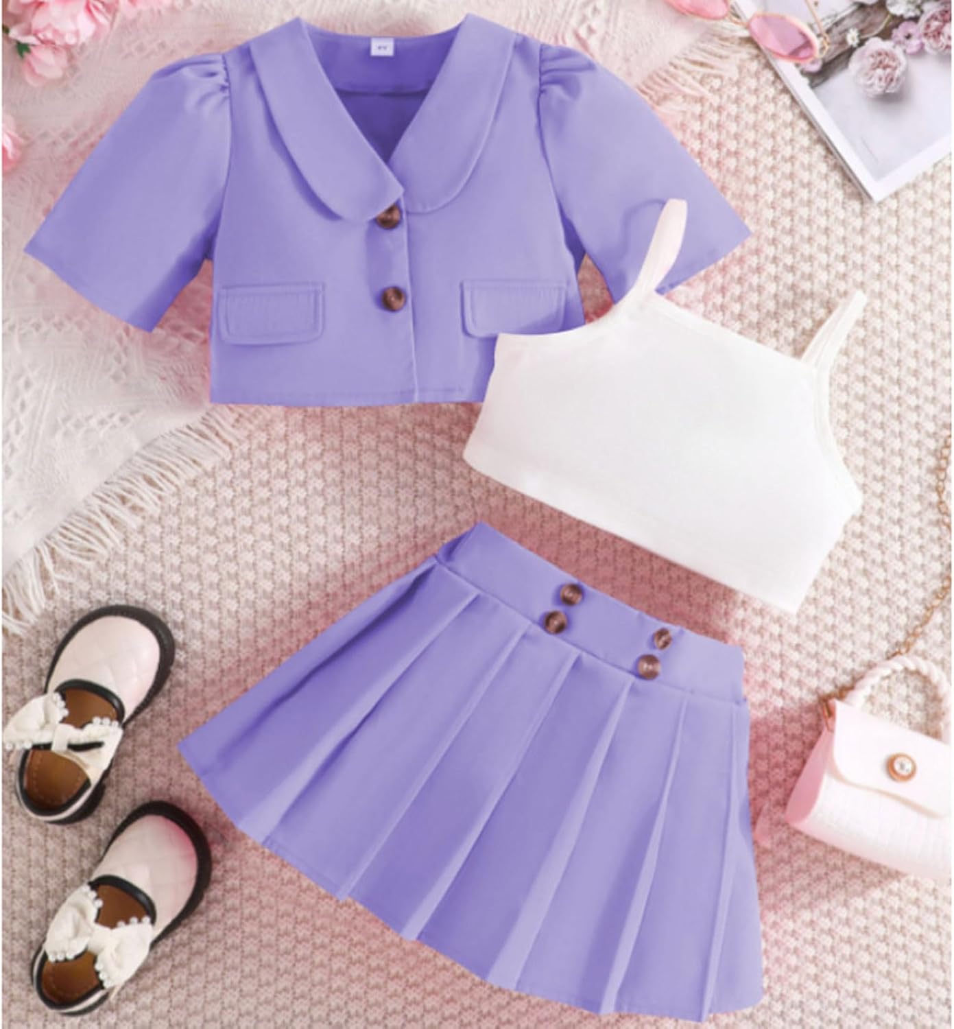 Cute Summer Skirt Set for Kids toddlers