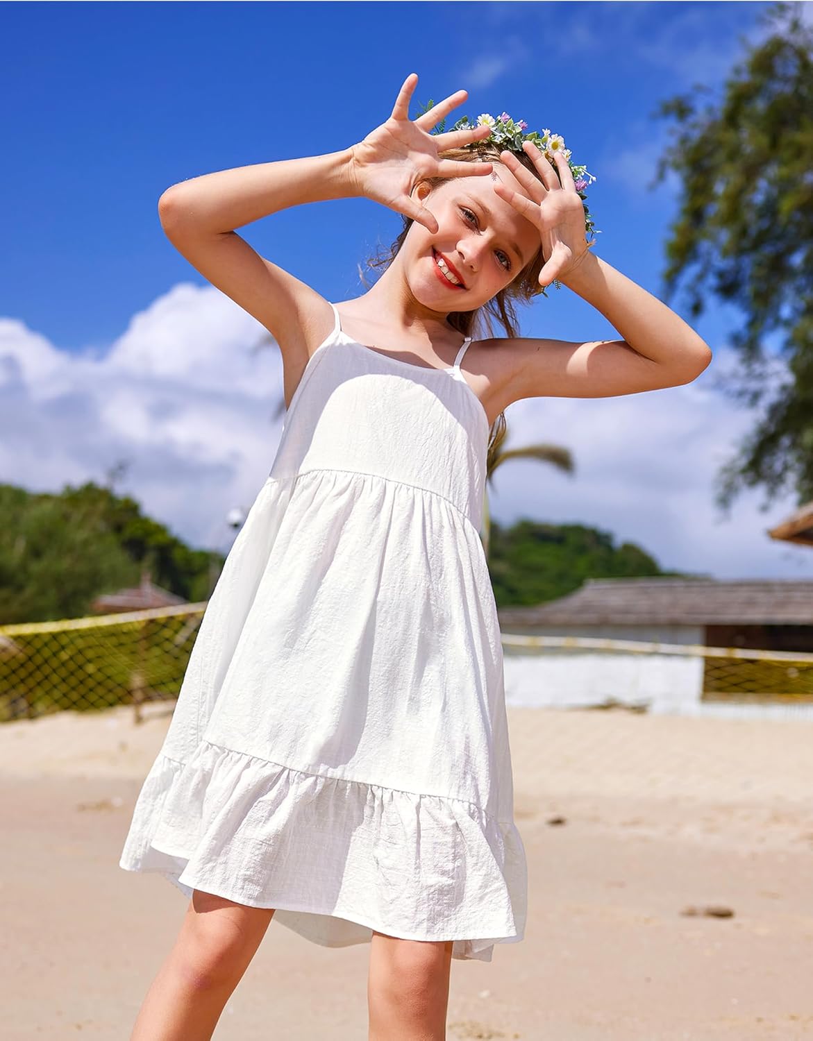 Arshiner Girls Summer Sundress